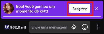 imagem da notificação de drop